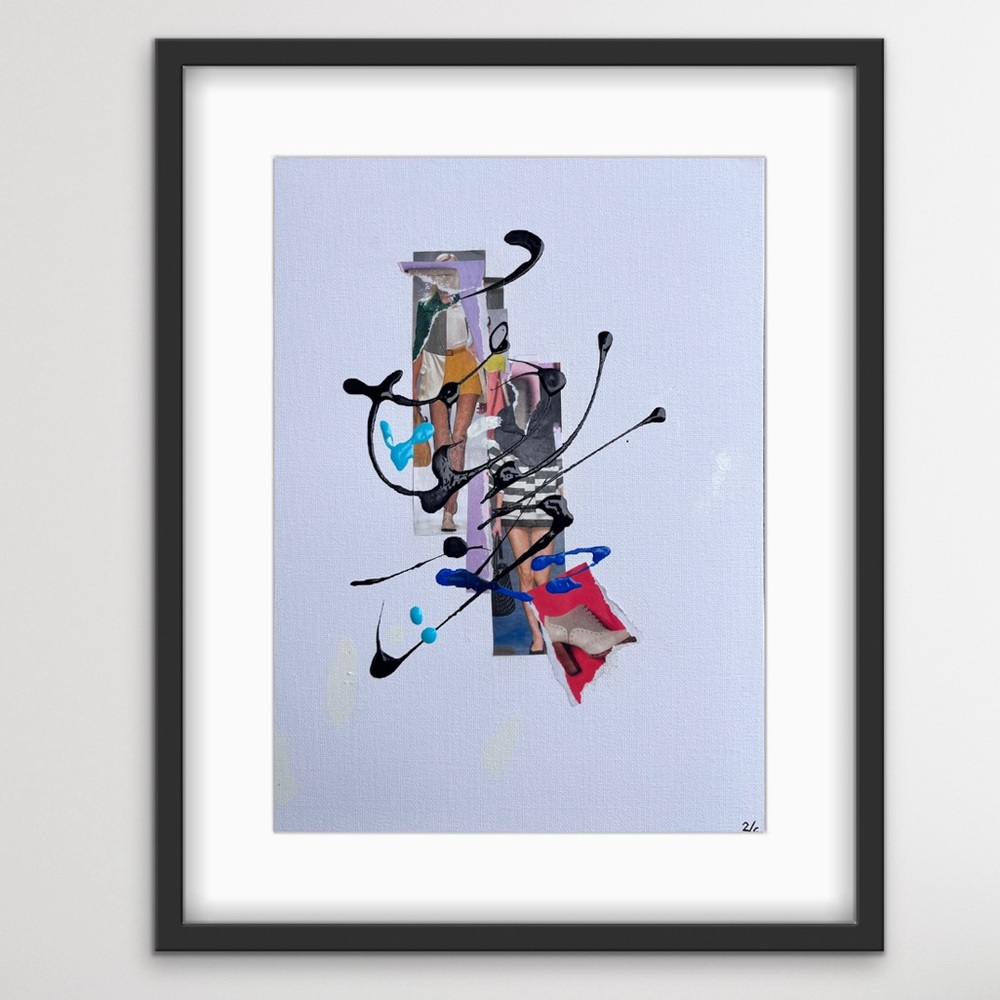 Original Minimalistic Mixed Media Painting for home decor 2/6